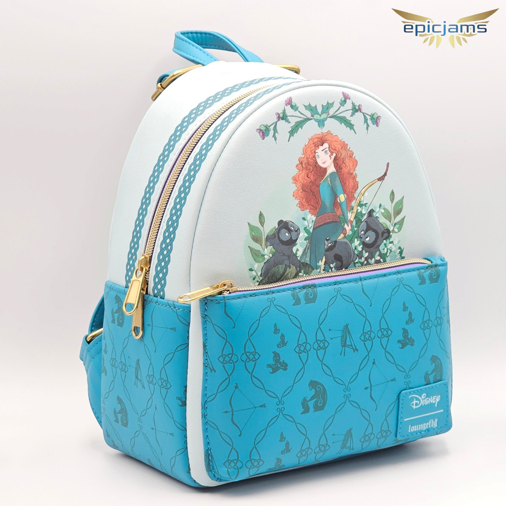 Loungefly Disney Pixar Brave Merida & Brothers Mini Backpack - Picture 2 of 5